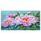 Designart - Pink Peonies - Floral Art Canvas Print